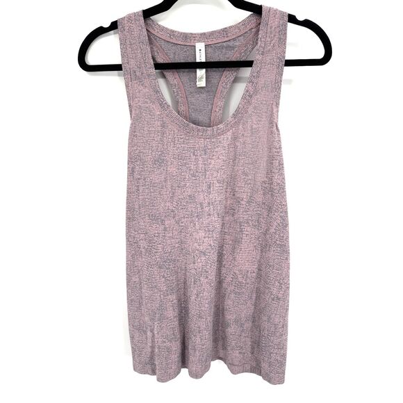 ATHLETA Purple Gray Momentum Seamless Racerback Workout Tank Top Size XL - Picture 2 of 6